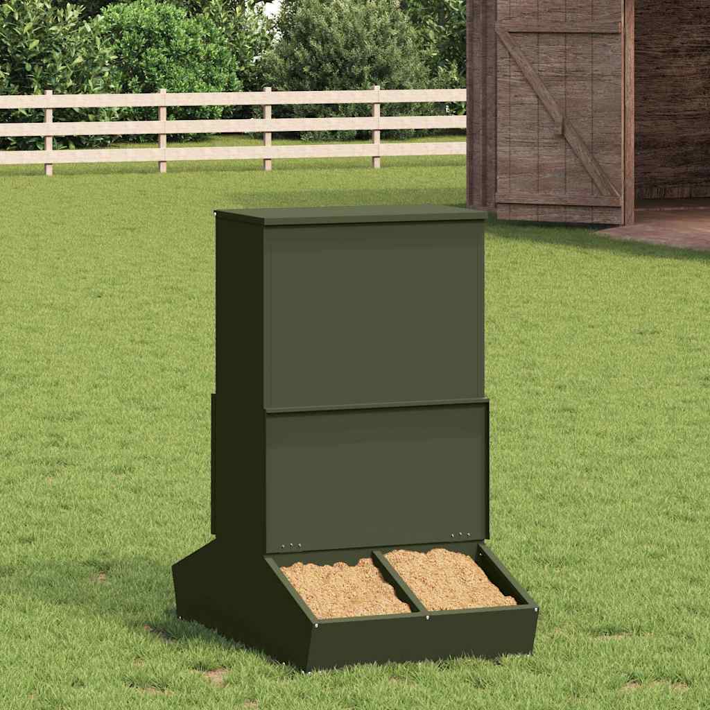 Ταΐστρα Γουρουνιών Ελιά Πράσινη 82 x 51 x 91,5 εκ.