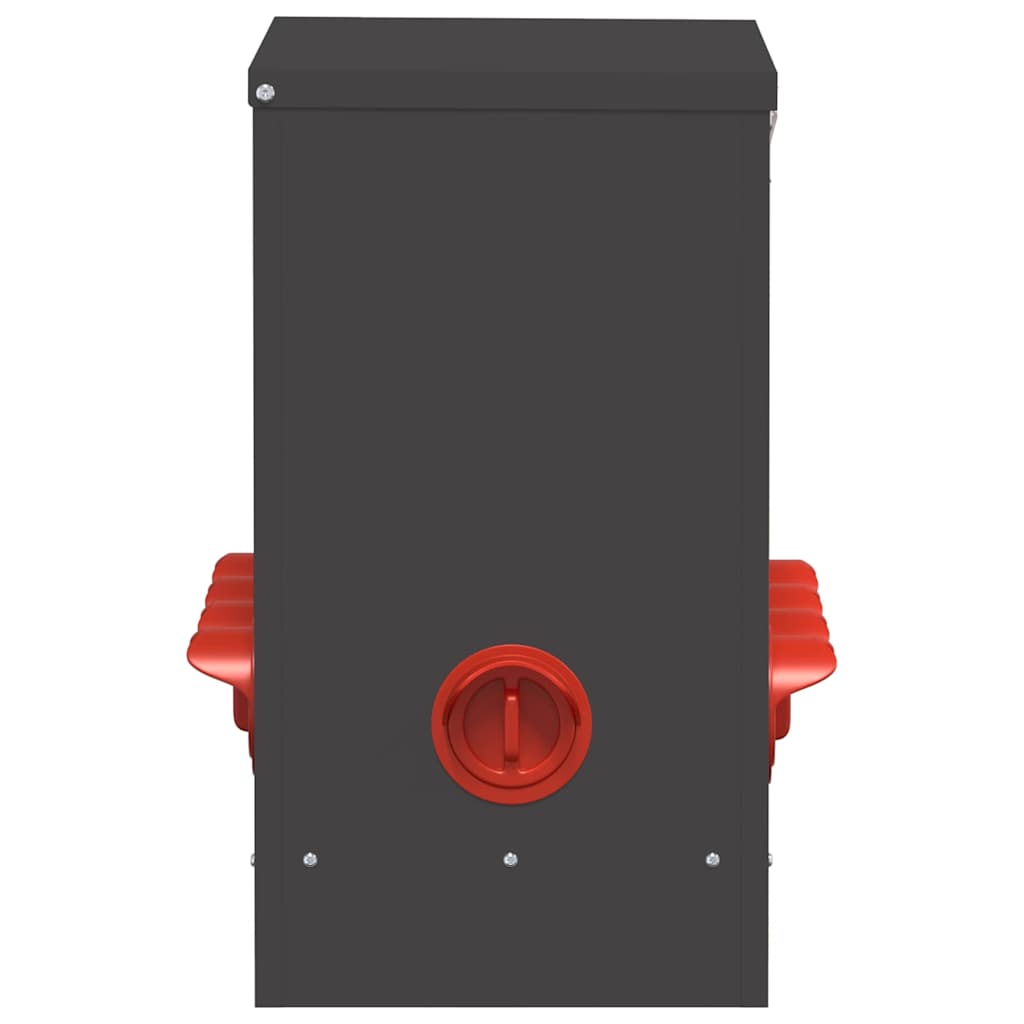 Ταΐστρα κοτόπουλων Μαύρο 60,5 x 29 x 51 εκ.