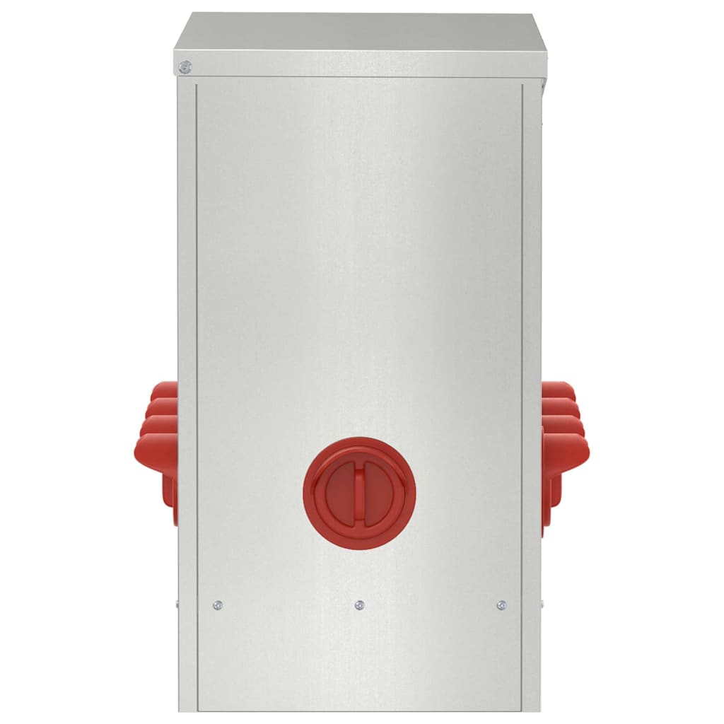 Ταΐστρα κοτόπουλων Ασημί 60,5 x 29 x 51 εκ. - Pakobazaar