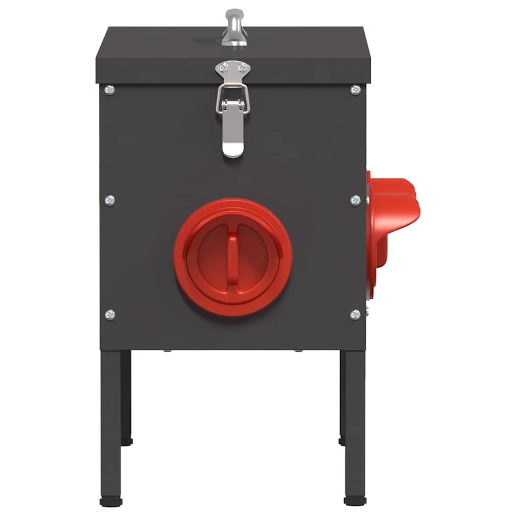 Ταΐστρα κοτόπουλων Μαύρο 41,5 x 20,5 x 33 εκ - Pakobazaar