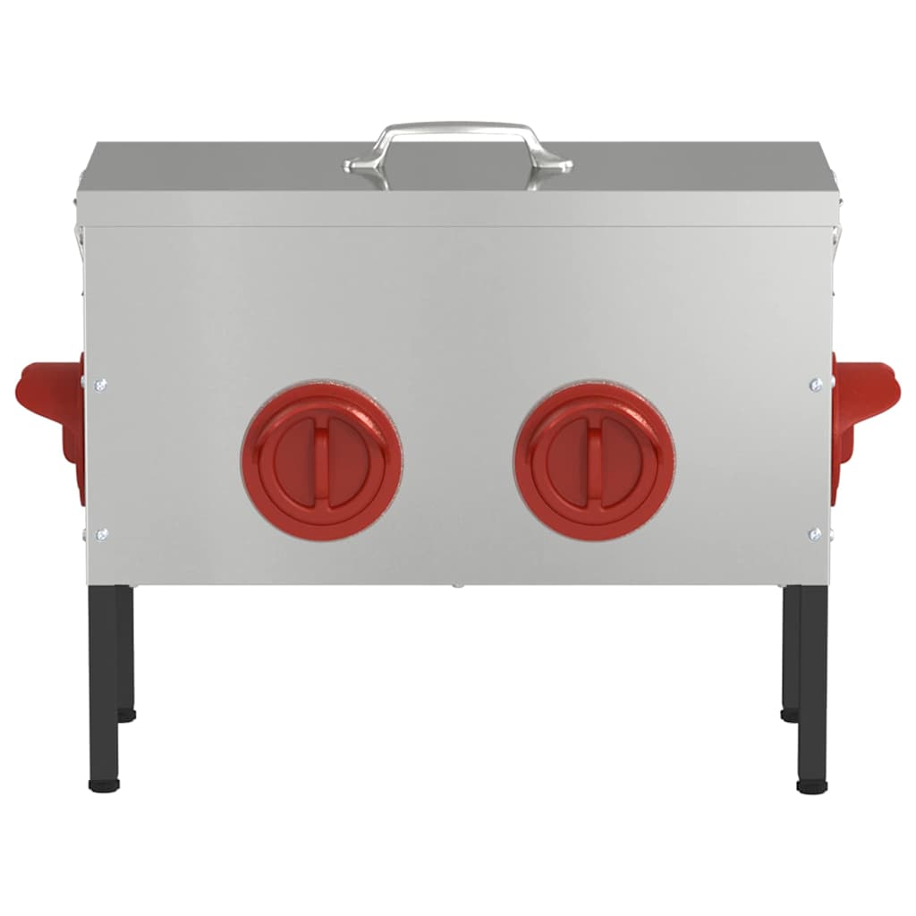 Ταΐστρα κοτόπουλων Ασημί 41,5 x 20,5 x 33 εκ - Pakobazaar