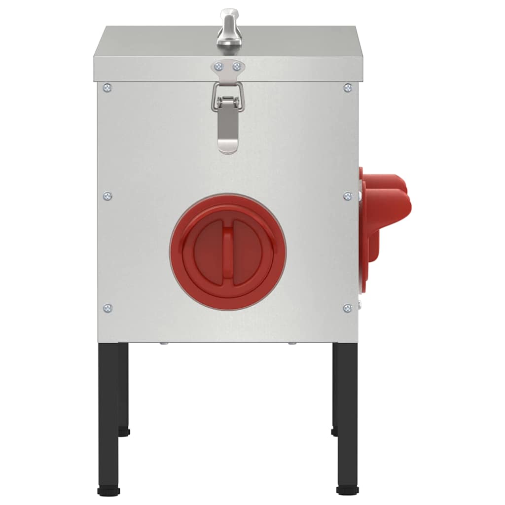 Ταΐστρα κοτόπουλων Ασημί 41,5 x 20,5 x 33 εκ - Pakobazaar