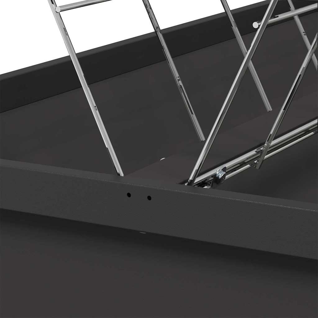 Ταΐστρα για ζώα Μαύρο 100 x 60 x 90 εκ. Ψυχρής Έλασης Χάλυβας - Pakobazaar