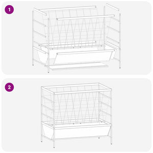 Ταΐστρα για ζώα Ελιά Πράσινη 100 x 60 x 90 εκ. - Pakobazaar