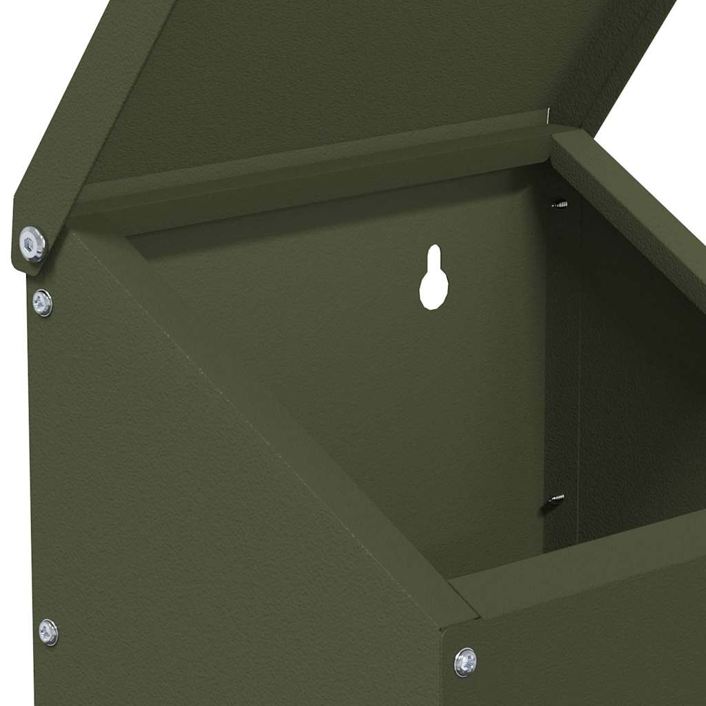Ταΐστρα κοτόπουλων Ελιά Πράσινη 21 x 16 x 33 εκ.