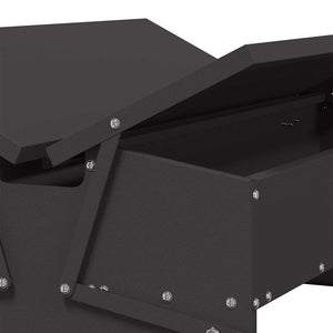 Ταΐστρα Κοτόπουλου με Πεντάλ Μαύρο 75 x 53 x 20,5 εκ 10 kg