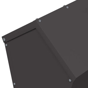 Ταΐστρα κοτόπουλων Μαύρο 40 x 40 x 45 cm Ψυχρής Έλασης Χάλυβας - Pakobazaar