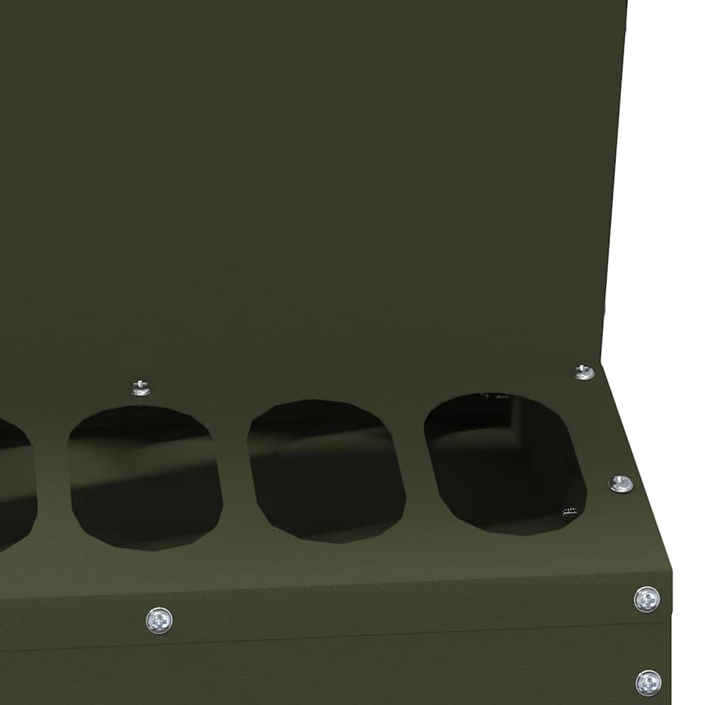 Ταΐστρα κοτόπουλων Ελιά Πράσινη 30 x 30 x 39 εκ