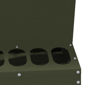 Ταΐστρα κοτόπουλων Ελιά Πράσινη 30 x 30 x 39 εκ