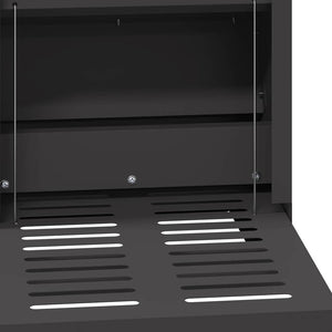 Ταΐστρα Κοτόπουλου με Πεντάλ Μαύρο 25 x 42 x 40 εκ. 4 kg