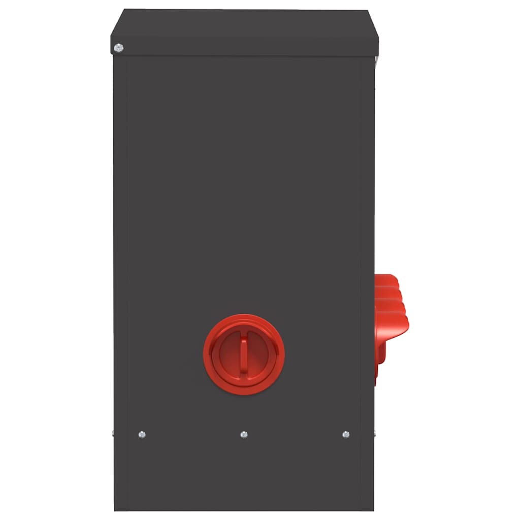 Ταΐστρα κοτόπουλων 2 pcs Μαύρο 60,5 x 29 x 51 εκ.