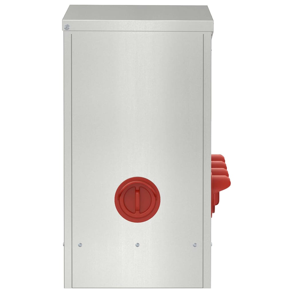 Ταΐστρα κοτόπουλων 2 pcs Ασημί 60,5 x 29 x 51 εκ.