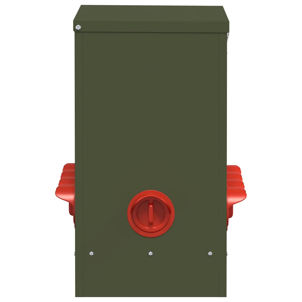 Ταΐστρα κοτόπουλων 2 pcs Ελιά Πράσινη 60,5 x 29 x 51 εκ.