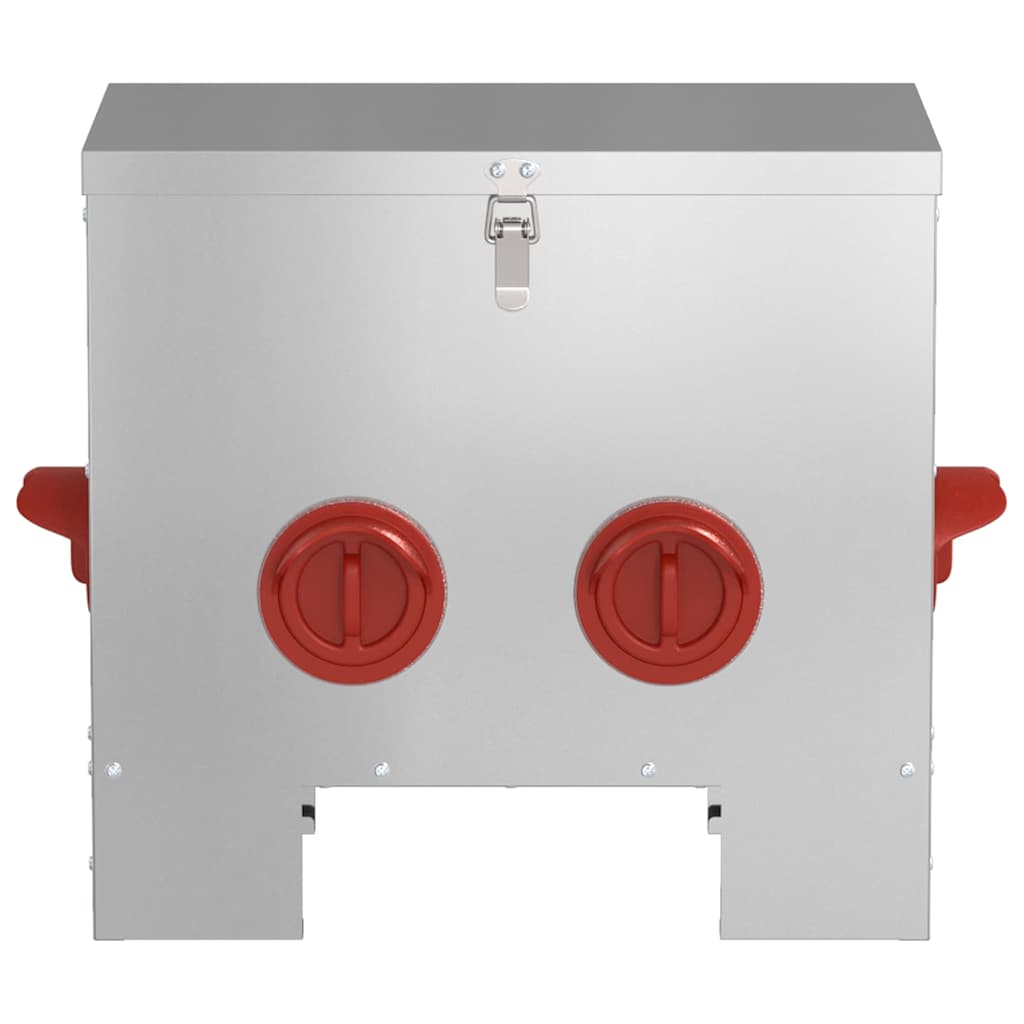 Ταΐστρα κοτόπουλων 2 pcs Ασημί 40,5 x 25 x 38 εκ.