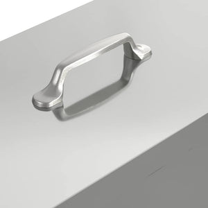 Ταΐστρα κοτόπουλων 2 Ασημί 41,5 x 20,5 x 33 εκ 15 kg