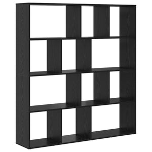 Βιβλιοθήκη Μαύρη Οξυά 132 x 29 x 141,5 εκ. Επεξεργασμένο ξύλο - Pakobazaar