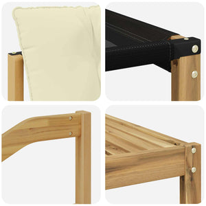 Σειρά Καναπέ Εξωτερικού 7 pcs Λευκό και Κρεμ 79 x 79 x 37 εκ - Pakobazaar