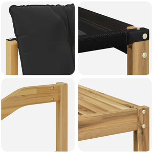 Σειρά Καναπέ Εξωτερικού με μαξιλάρι 8 pcs Λευκό και Μαύρο - Pakobazaar