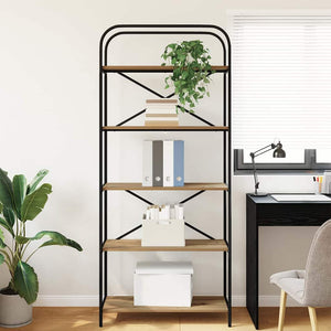 Ράφι Βιβλίων Artisan Oak 80 x 30 x 183 εκ Επεξεργασμένο ξύλο - Pakobazaar