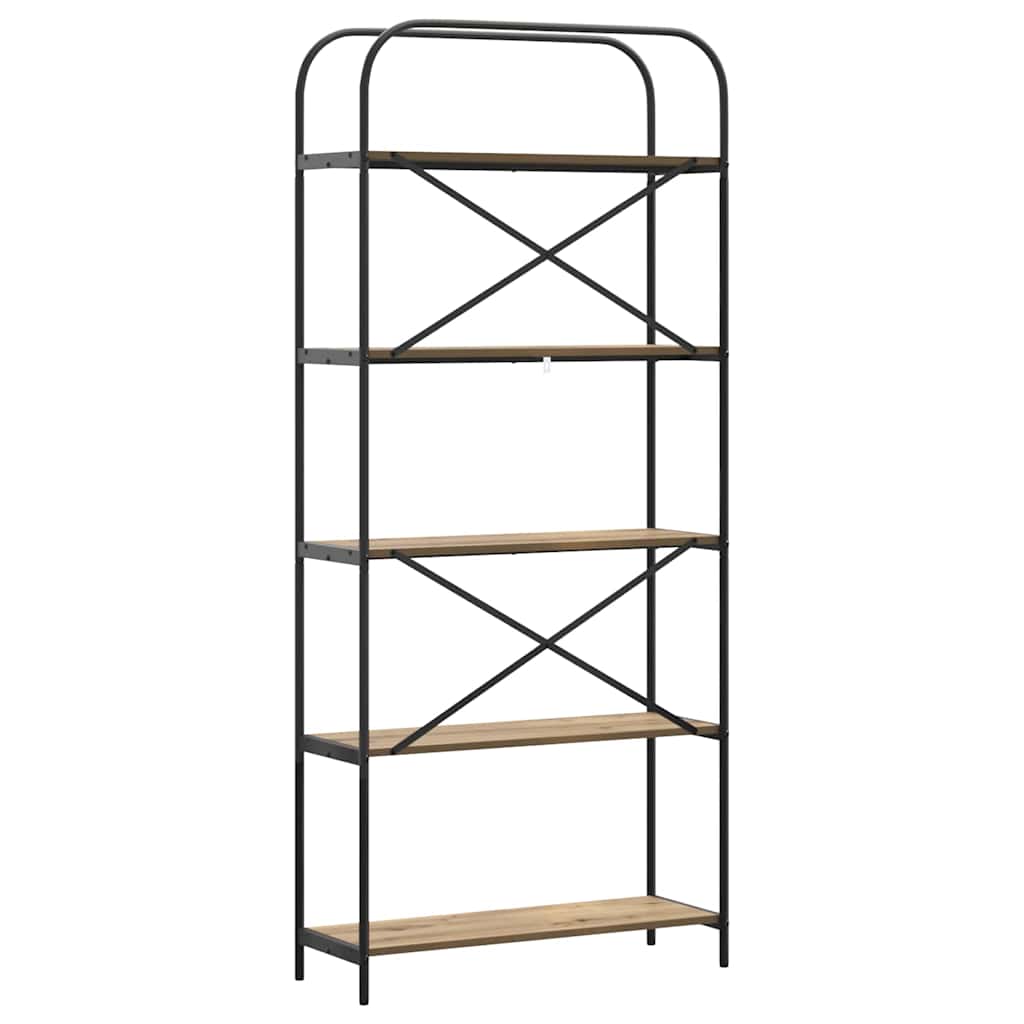 Ράφι Βιβλίων Artisan Oak 80 x 30 x 183 εκ Επεξεργασμένο ξύλο - Pakobazaar
