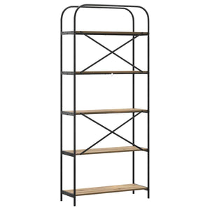 Ράφι Βιβλίων Artisan Oak 80 x 30 x 183 εκ Επεξεργασμένο ξύλο - Pakobazaar