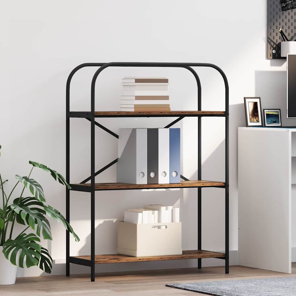 Ράφι Βιβλίων Παλιό ξύλο 80 x 30 x 109 εκ Επεξεργασμένο ξύλο