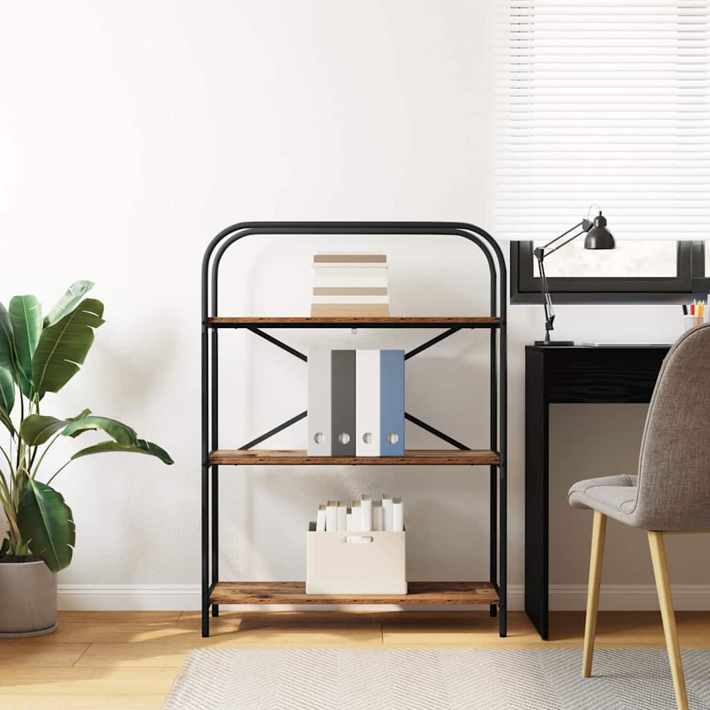 Ράφι Βιβλίων Παλιό ξύλο 80 x 30 x 109 εκ Επεξεργασμένο ξύλο