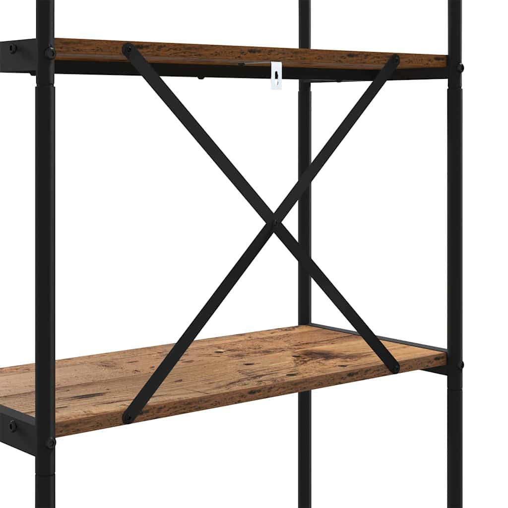 Ράφι Βιβλίων Παλιό ξύλο 60 x 30 x 183 εκ Επεξεργασμένο ξύλο