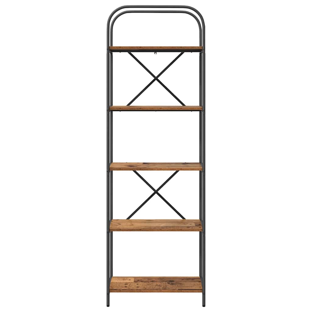 Ράφι Βιβλίων Παλιό ξύλο 60 x 30 x 183 εκ Επεξεργασμένο ξύλο