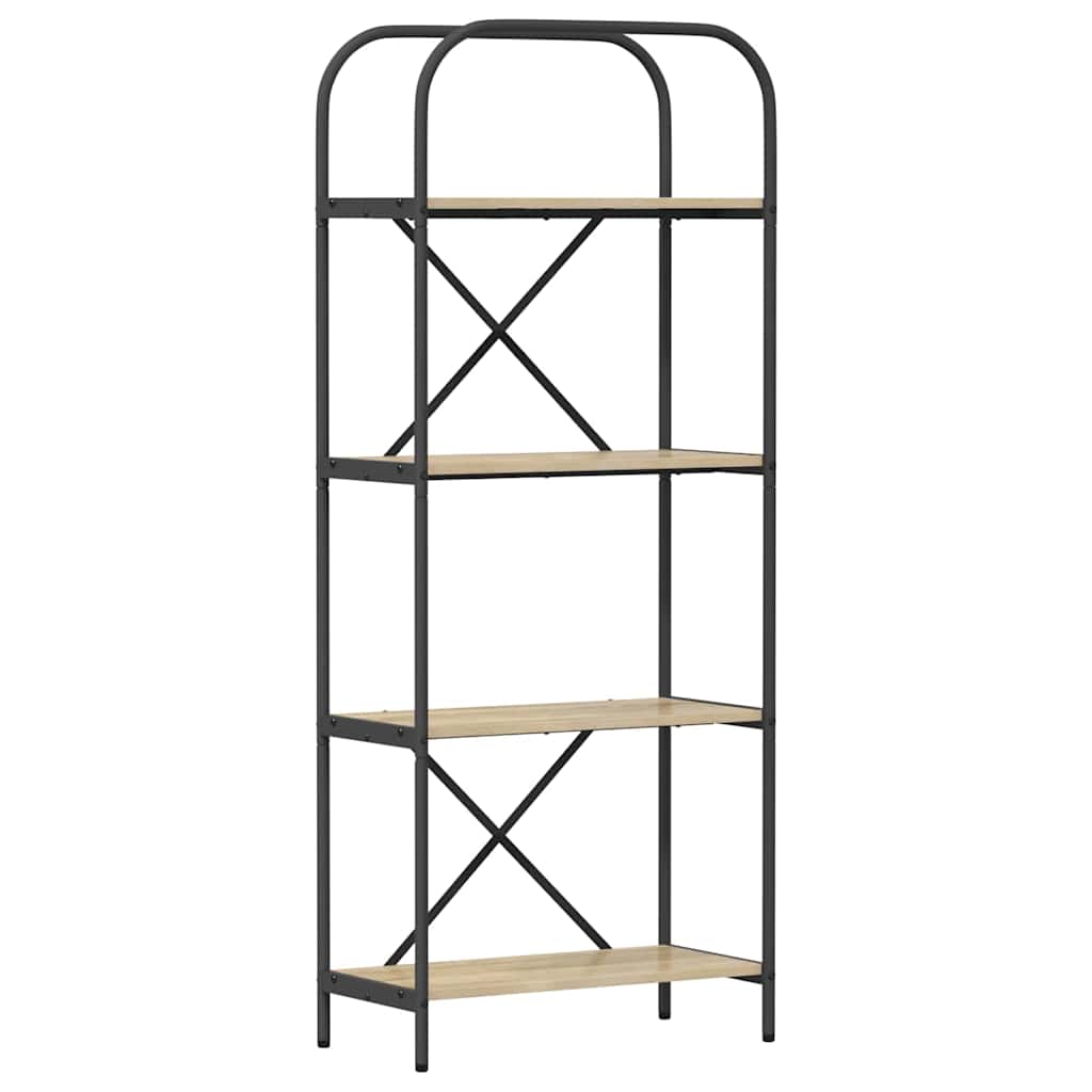 Ράφι Βιβλίων Δρύς Sonoma 60 x 30 x 146 εκ Επεξεργασμένο ξύλο