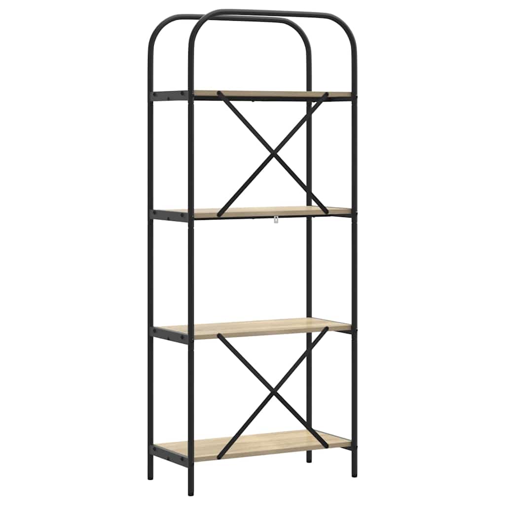 Ράφι Βιβλίων Δρύς Sonoma 60 x 30 x 146 εκ Επεξεργασμένο ξύλο