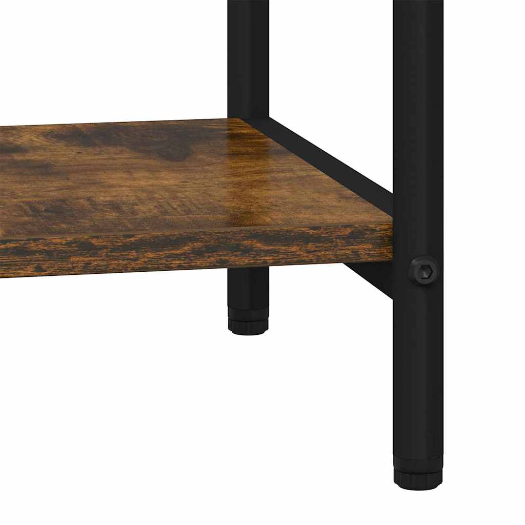 Ράφι Βιβλίων Καπνιστό Δρύς 60 x 30 x 146 εκ Επεξεργασμένο ξύλο