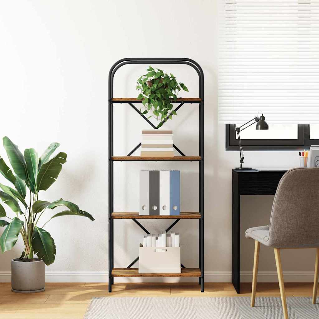 Ράφι Βιβλίων Παλιό ξύλο 60 x 30 x 146 εκ Επεξεργασμένο ξύλο - Pakobazaar