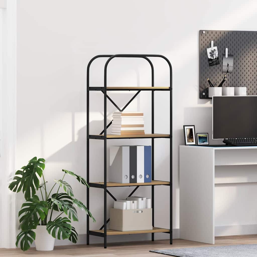 Ράφι Βιβλίων Artisan Oak 60 x 30 x 146 εκ Επεξεργασμένο ξύλο