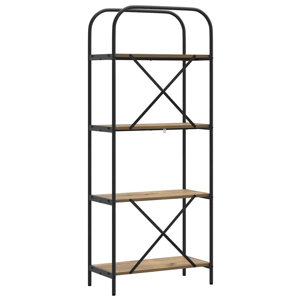 Ράφι Βιβλίων Artisan Oak 60 x 30 x 146 εκ Επεξεργασμένο ξύλο