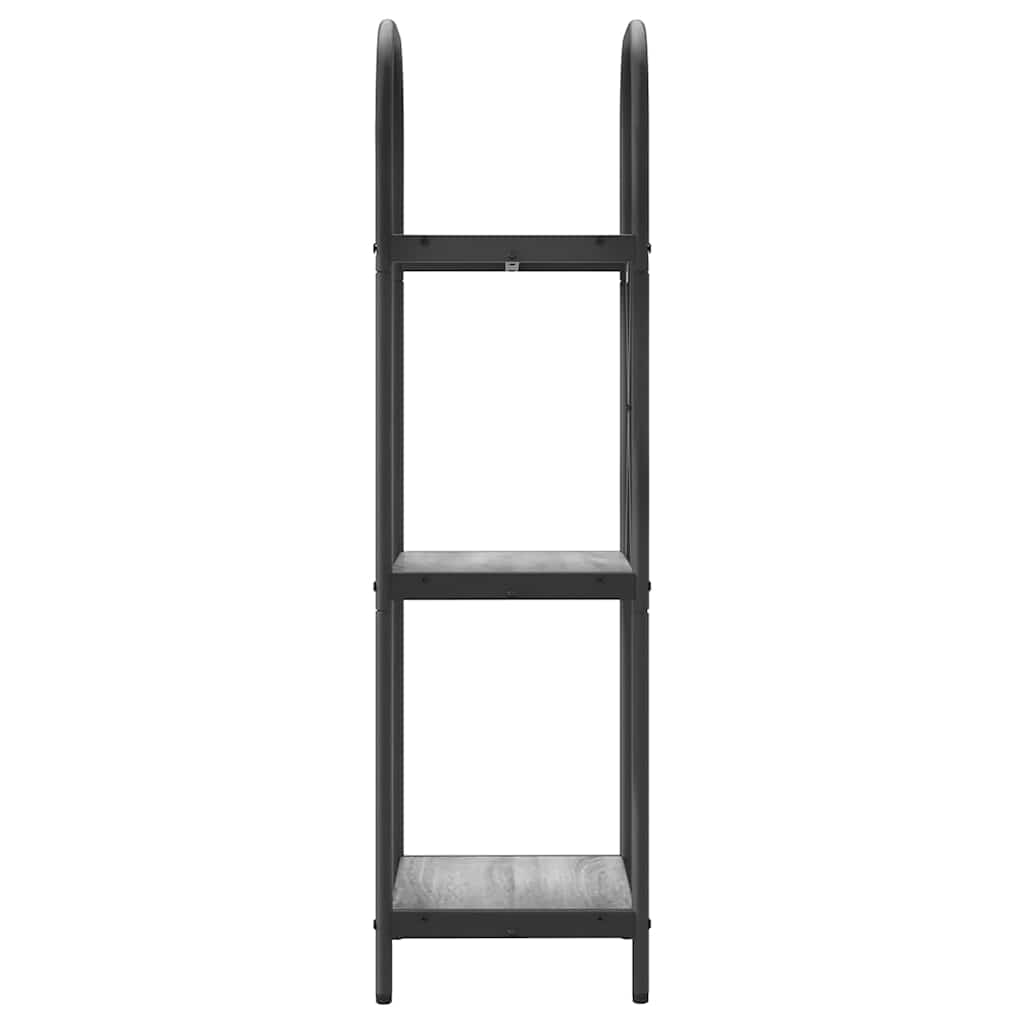 Ράφι Βιβλίων Γκρίζο Σονομα 40 x 30 x 109 εκ Επεξεργασμένο ξύλο