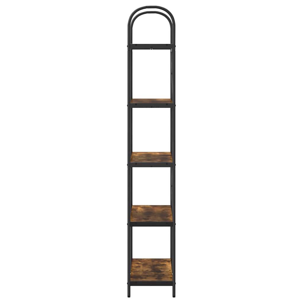 Ράφι Βιβλίων Καπνιστό Δρύς 80 x 30 x 183 εκ Επεξεργασμένο ξύλο