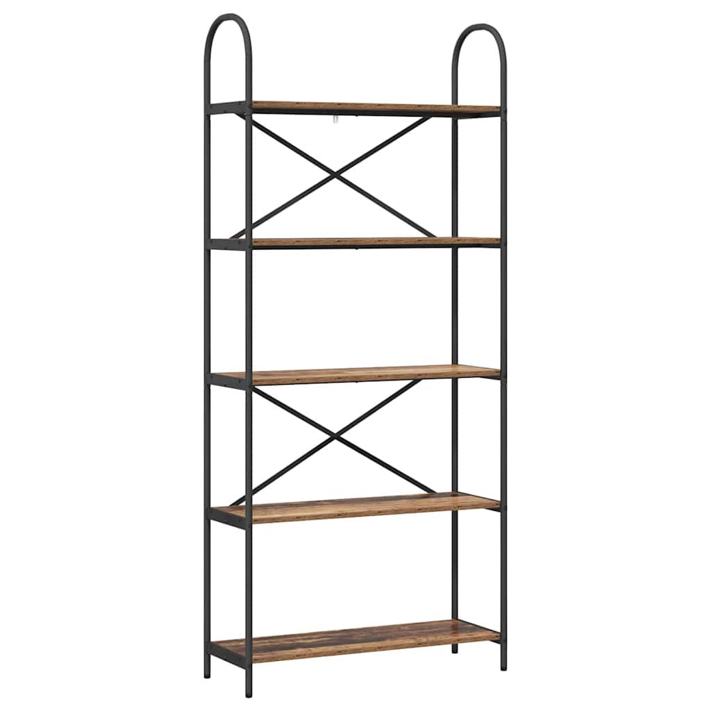 Ράφι Βιβλίων Παλιό ξύλο 80 x 30 x 183 εκ Επεξεργασμένο ξύλο - Pakobazaar