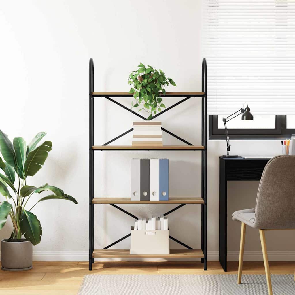 Ράφι Βιβλίων Artisan Oak 80 x 30 x 146 εκ Επεξεργασμένο ξύλο