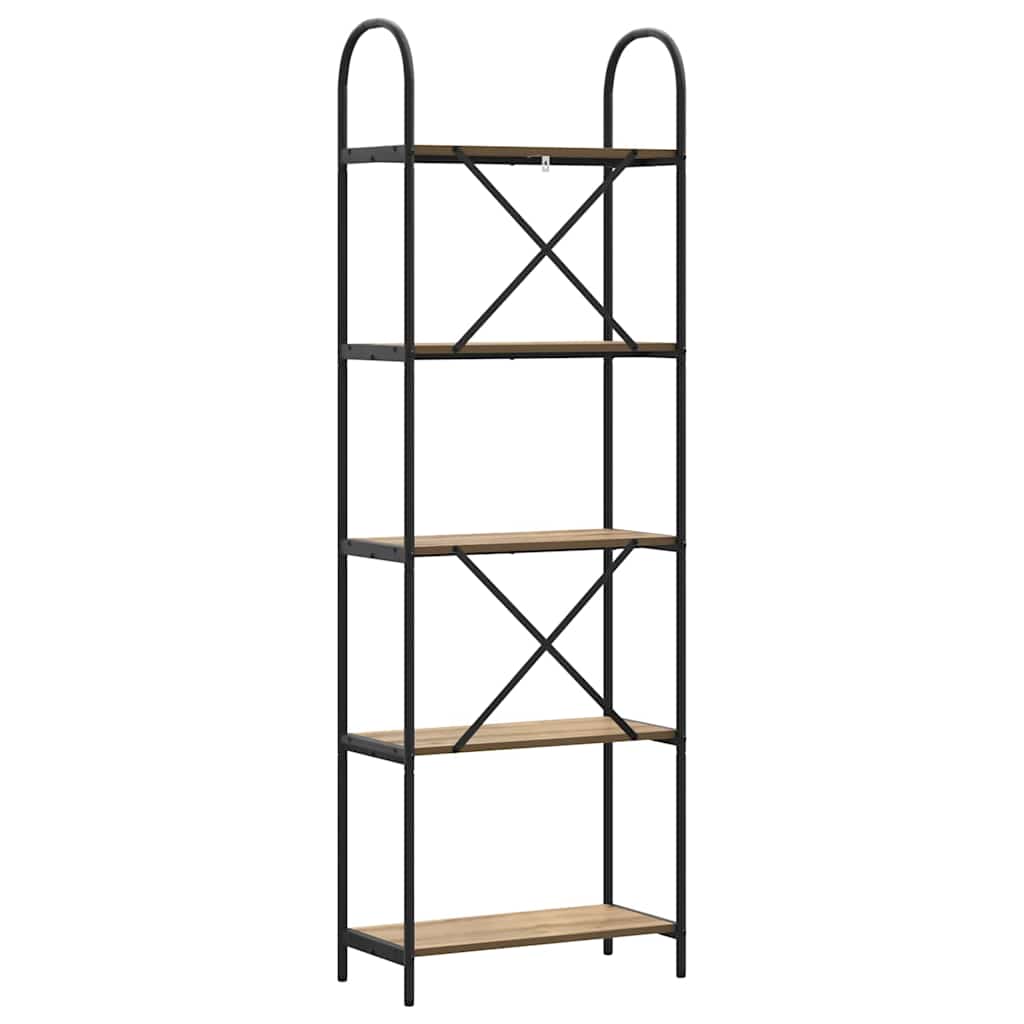 Ράφι Βιβλίων Artisan Oak 60 x 30 x 183 εκ Επεξεργασμένο ξύλο