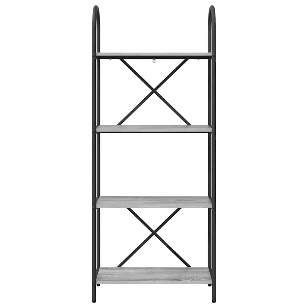 Ράφι Βιβλίων Γκρίζο Σονομα 60 x 30 x 146 εκ Επεξεργασμένο ξύλο