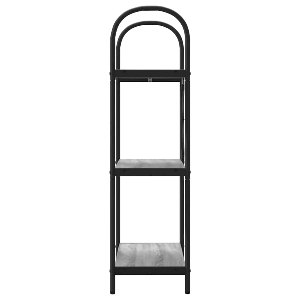 Ράφι Βιβλίων Γκρίζο Σονομα 60 x 30 x 109 εκ Επεξεργασμένο ξύλο