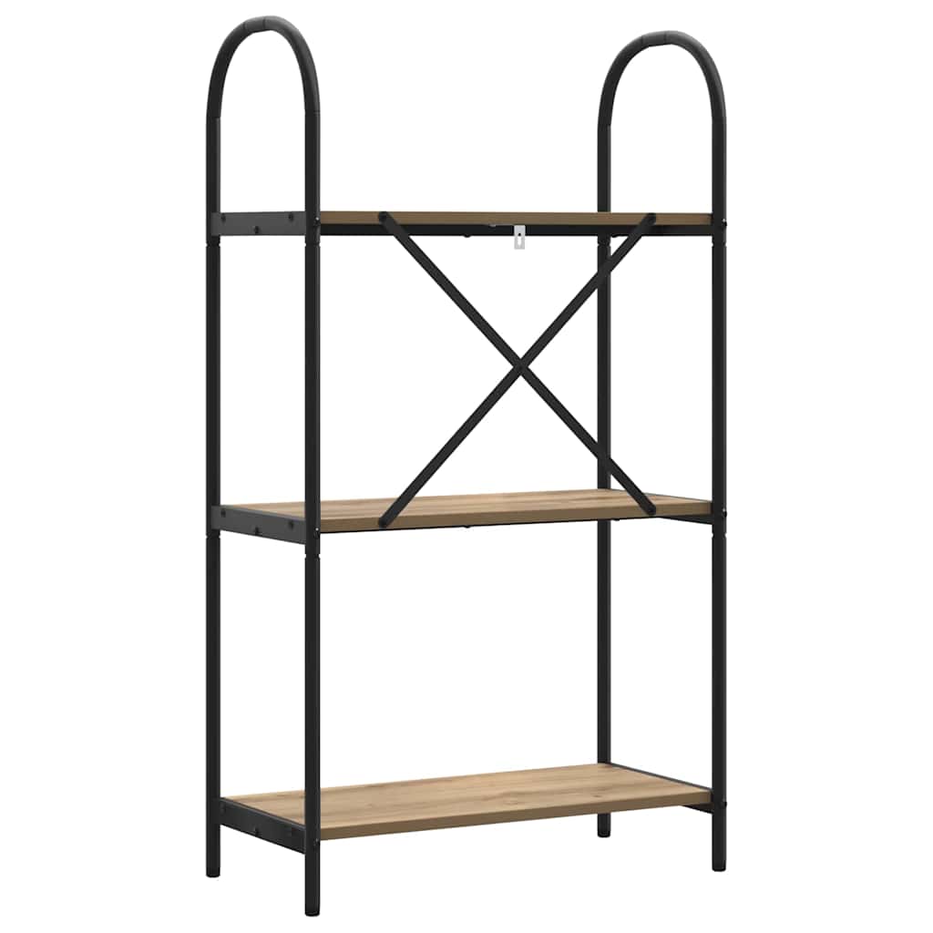 Ράφι Βιβλίων Artisan Oak 60 x 30 x 109 εκ Επεξεργασμένο ξύλο
