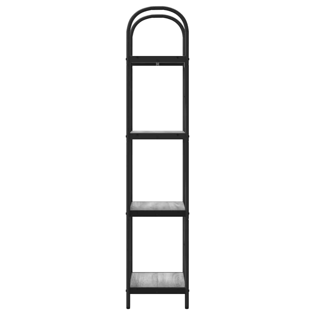 Ράφι Βιβλίων Γκρίζο Σονομα 40 x 30 x 146 εκ Επεξεργασμένο ξύλο