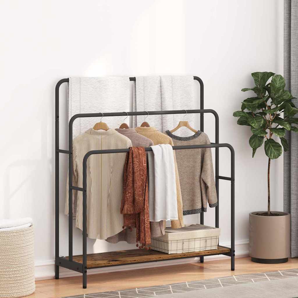 Ράφι Ρούχων Παλιό ξύλο 90 x 30 x 100,5 εκ. Επεξεργασμένο ξύλο