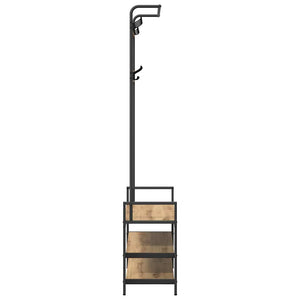 Κρεμάστρα Artisan Oak 75 x 34 x 184 εκ Επεξεργασμένο ξύλο - Pakobazaar
