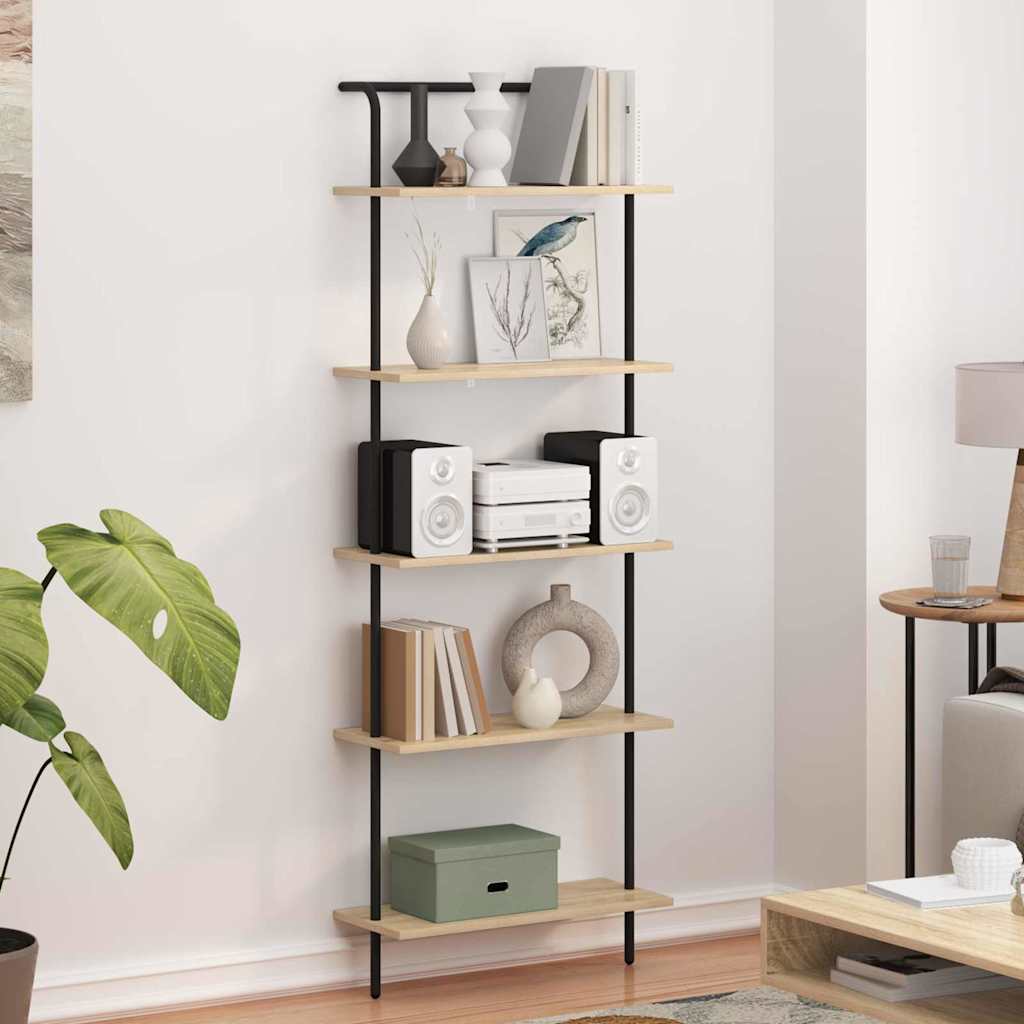 Ράφι Βιβλίων Δρύς Sonoma 60 x 24 x 168 εκ. Επεξεργασμένο ξύλο - Pakobazaar