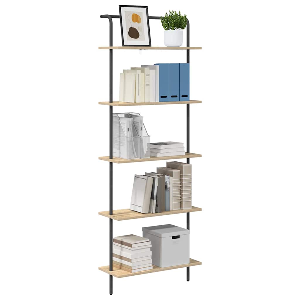 Ράφι Βιβλίων Δρύς Sonoma 60 x 24 x 168 εκ. Επεξεργασμένο ξύλο - Pakobazaar
