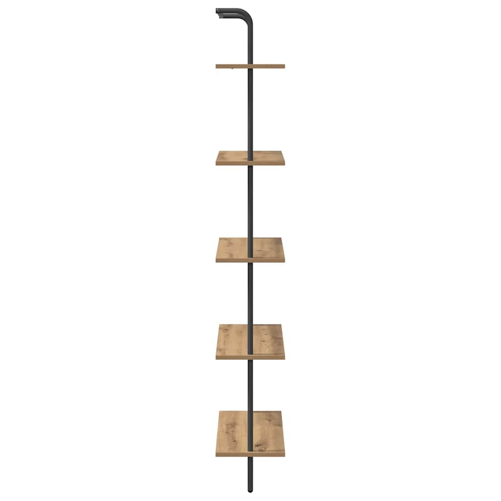 Ράφι Βιβλίων Artisan Oak 60 x 24 x 168 εκ. Επεξεργασμένο ξύλο - Pakobazaar