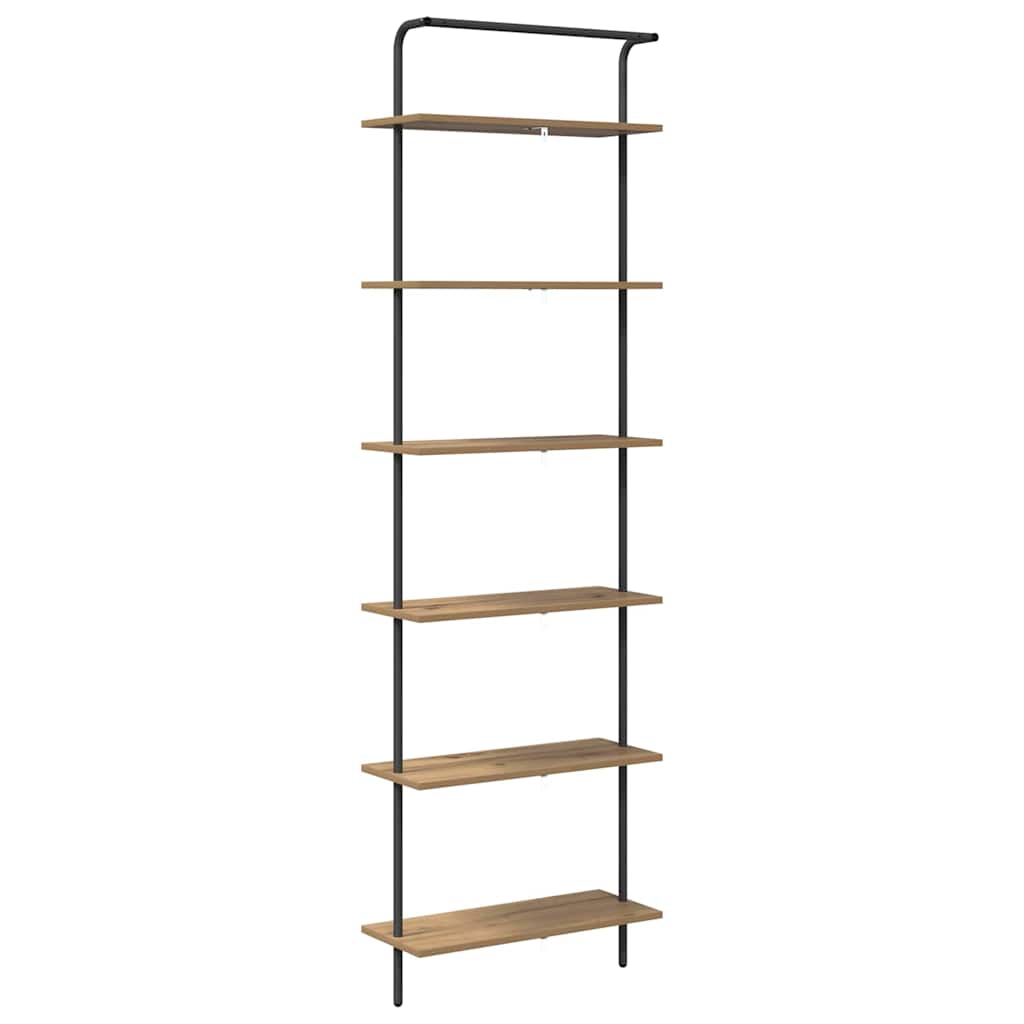 Ράφι Βιβλίων Artisan Oak 60 x 24 x 203 εκ Επεξεργασμένο ξύλο - Pakobazaar
